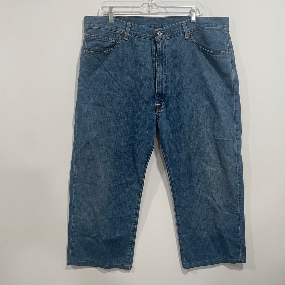 Polo Jeans Co Ralph Lauren Mens 40x30 Relaxed Fit Blue Denim Jeans 8017YAG1781